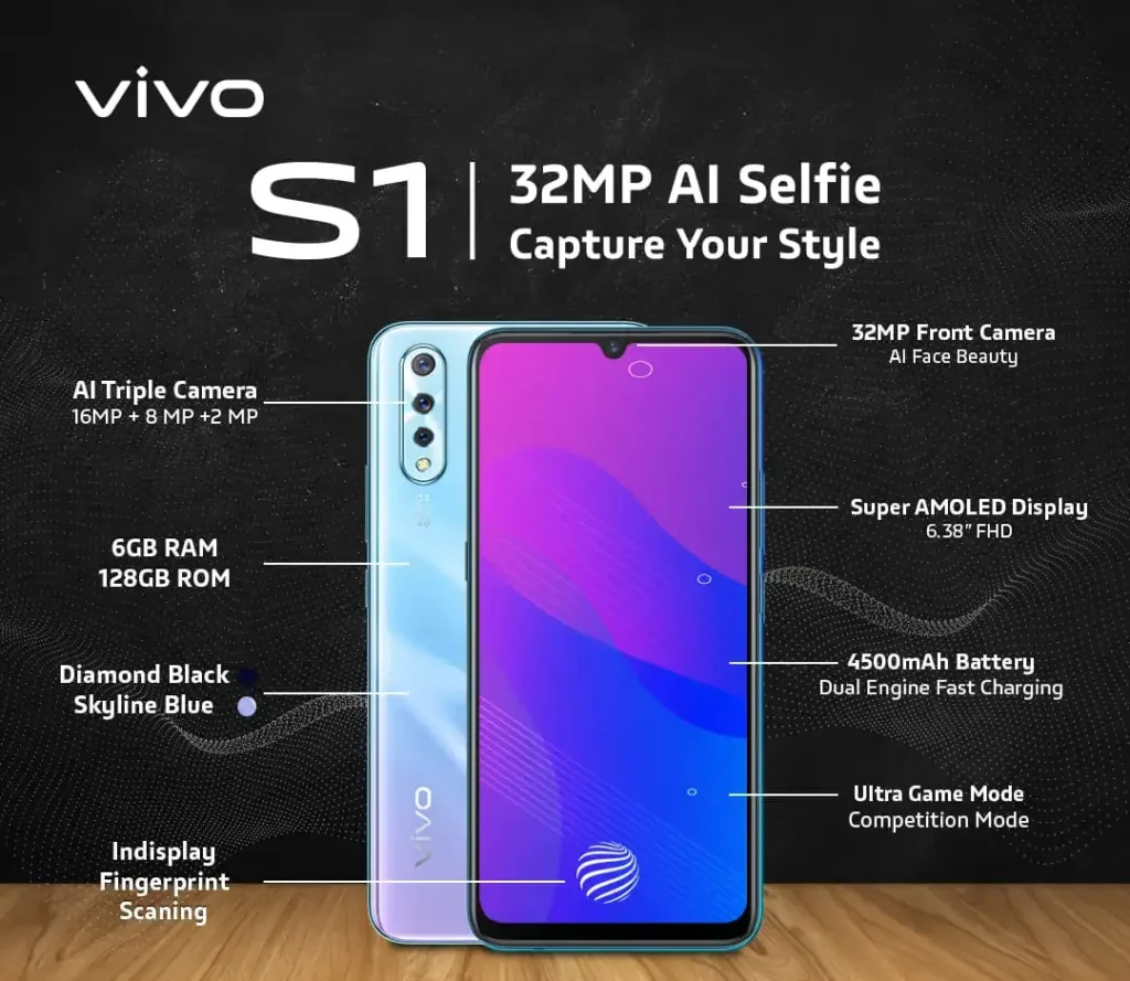 vivo s1 features