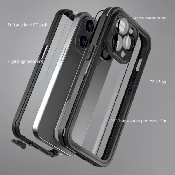 iphone 14pro wallet case water proof